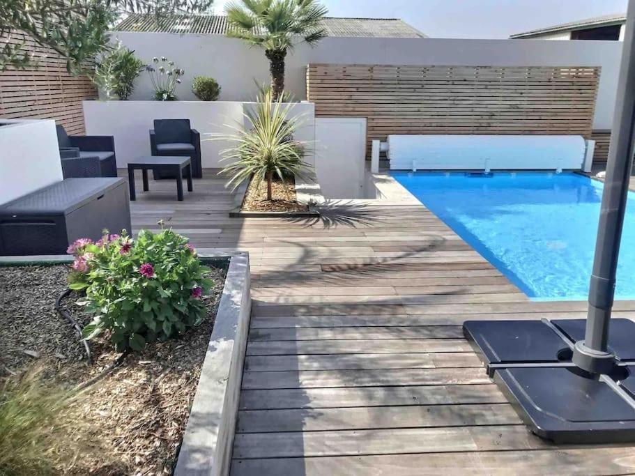 Villa Bellenbois avec piscine privée , proche La Rochelle Sainte-Soulle Exterior foto